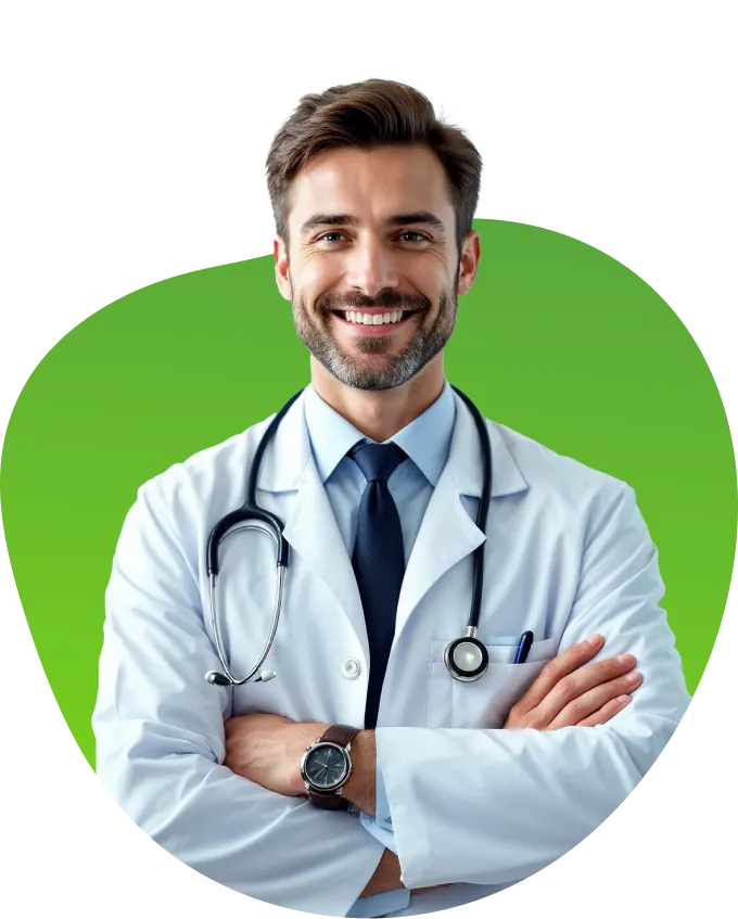 Healthcare professionals assisting a patient